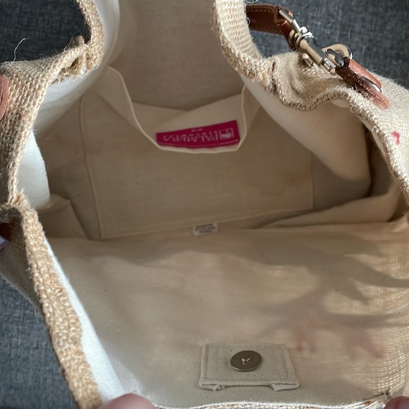 Palmera Beachwear Coko Round Bag Beach Tote Embroidered Jute - Picture 6 of 10